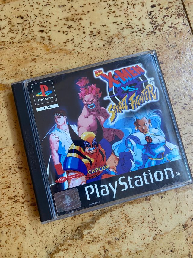 X-Men vs Street Fighter PS1 PAL Completo