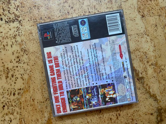 X-Men vs Street Fighter PS1 PAL Completo