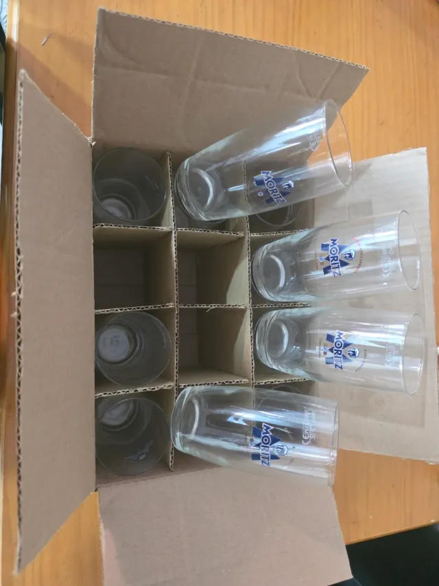 Vasos Moritz de Cristal