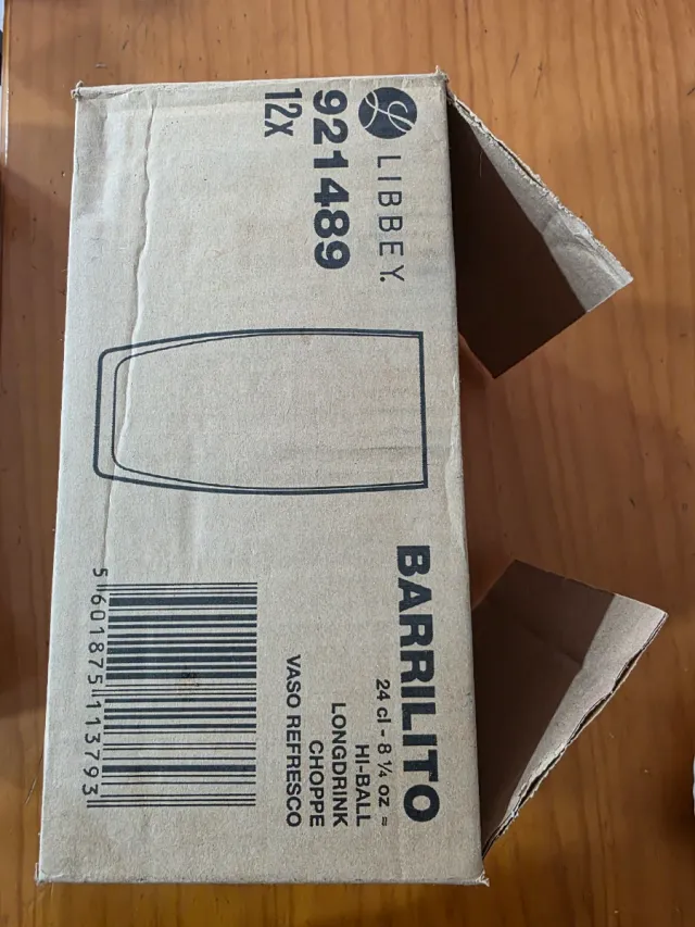 Vasos Moritz de Cristal