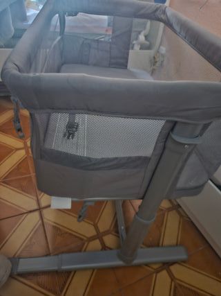 Cuna de viaje Bebeconfort gris