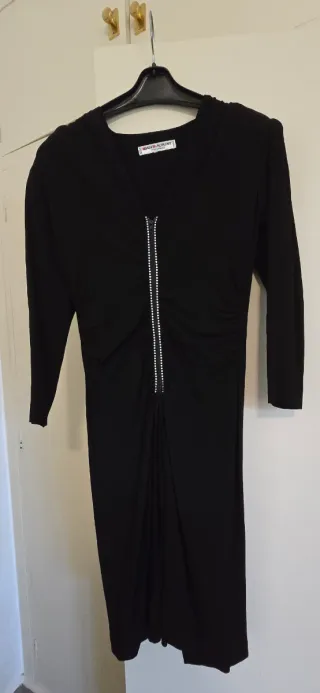 Vestido Negro Saint Laurent
