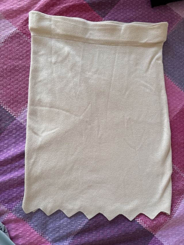 Gonna beige donna taglia unica