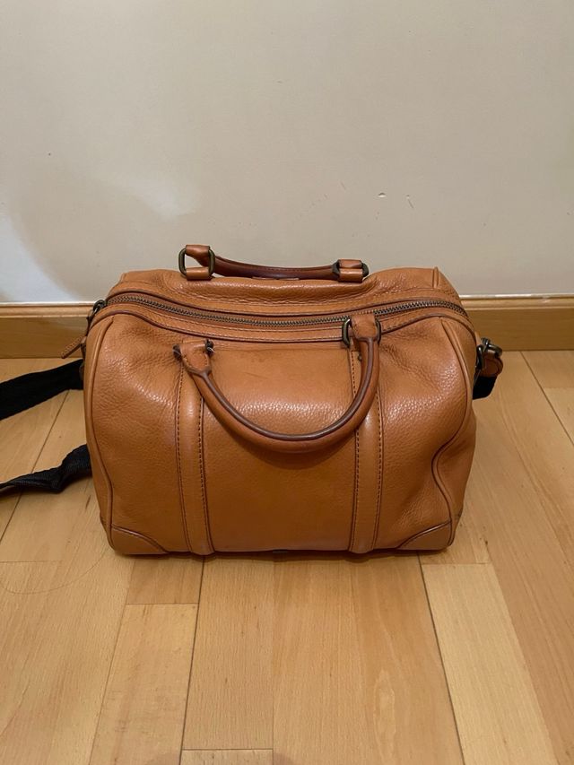 Bolso Purificación García Camel Piel