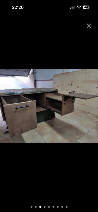 Mueble Camper con colchón 