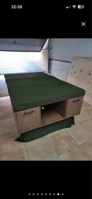 Mueble Camper con colchón 