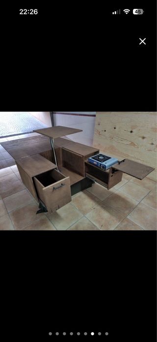Mueble Camper con colchón 