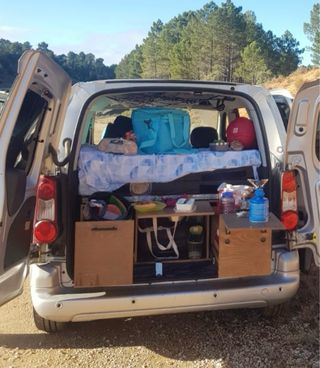 Mueble Camper con colchón 