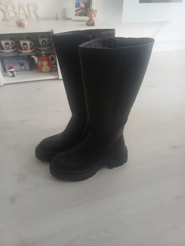 Botas altas negras