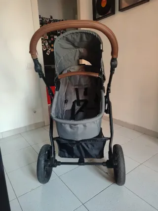 Carro bebé KinderKraft gris