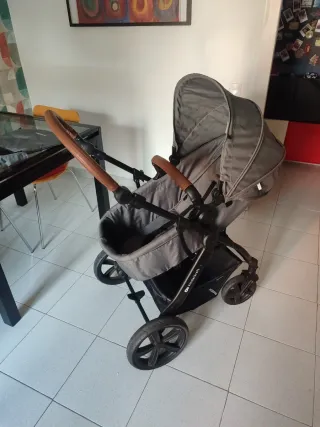 Carro bebé KinderKraft gris