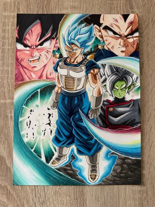 SSJ Blue Vegito - Disegno fatto a mano