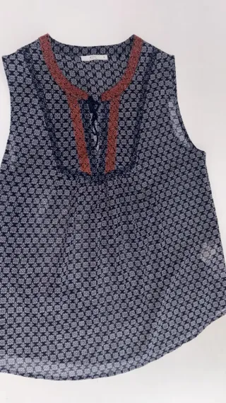 Blusa EDC Talla M Estampada