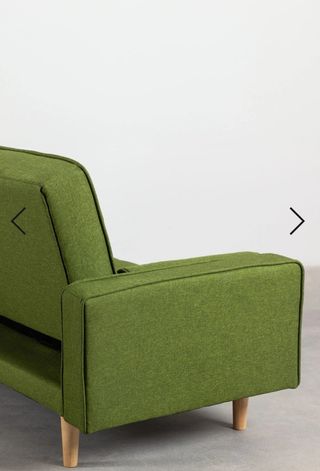 Sofá Cama Lino Verde