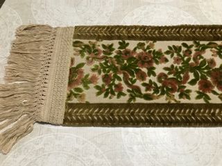 Camino de mesa vintage floral