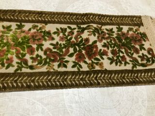 Camino de mesa vintage floral