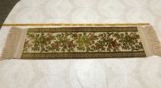 Camino de mesa vintage floral