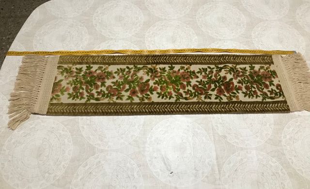 Camino de mesa vintage floral