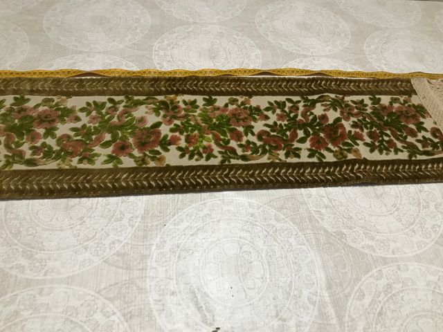 Camino de mesa vintage floral