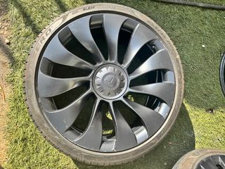 3 Llantas Überrurbine Tesla Model 3 21” Originales