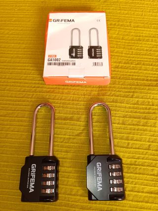 2 Candados GRIFEMA GA1002 Combinación