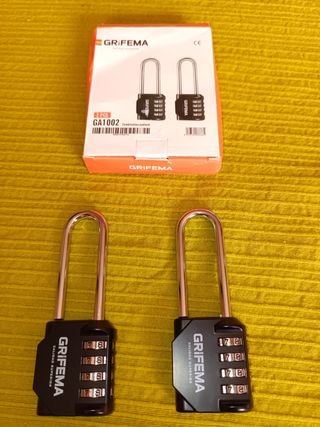 2 Candados GRIFEMA GA1002 Combinación