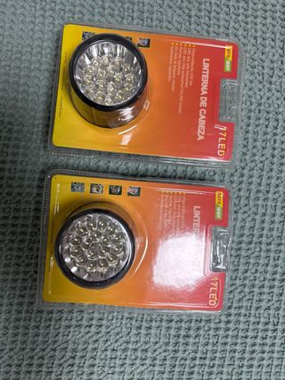 Linterna luz frontal led