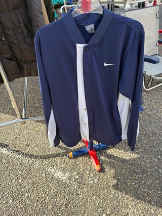 Chaqueta Nike Vintage Azul y Blanca