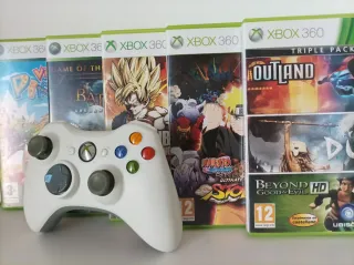 Pack Xbox 360 Juegos y Mando original 