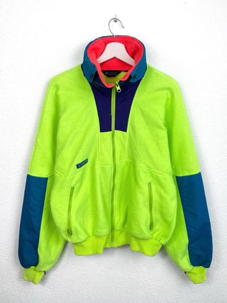 Chaqueta Forro Polar Columbia Vintage 90s Oversize