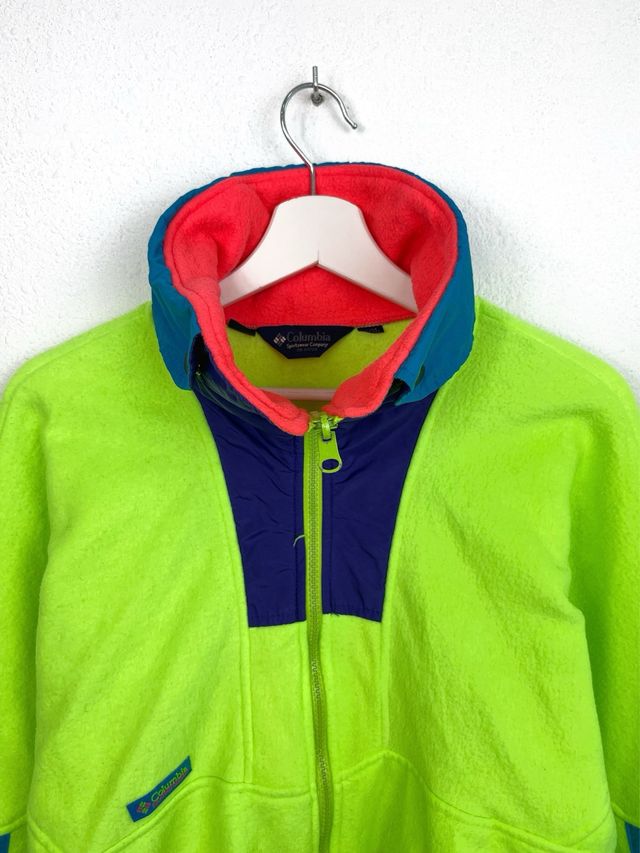 Chaqueta Forro Polar Columbia Vintage 90s Oversize