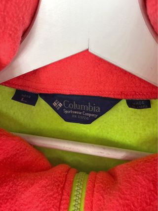 Chaqueta Forro Polar Columbia Vintage 90s Oversize