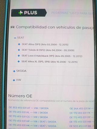 Amortiguador Sachs 317 575 Seat/Skoda/VW