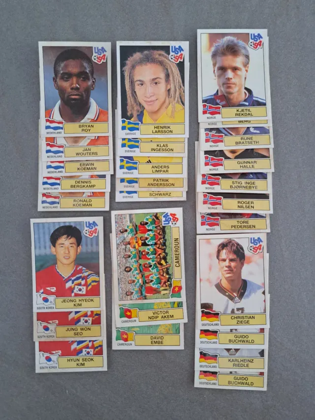 Panini W.C. USA 94 - 110 figurine circa