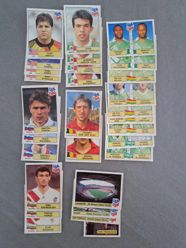 Panini W.C. USA 94 - 110 figurine circa