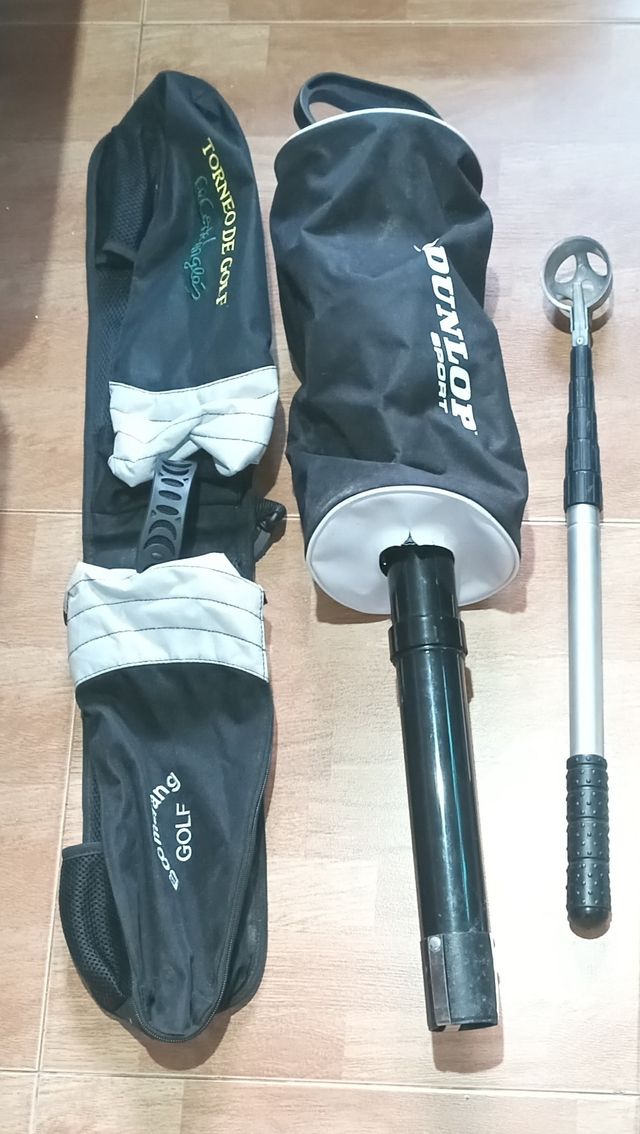 Pack de golf compuesto por recogebolas con bolsa m