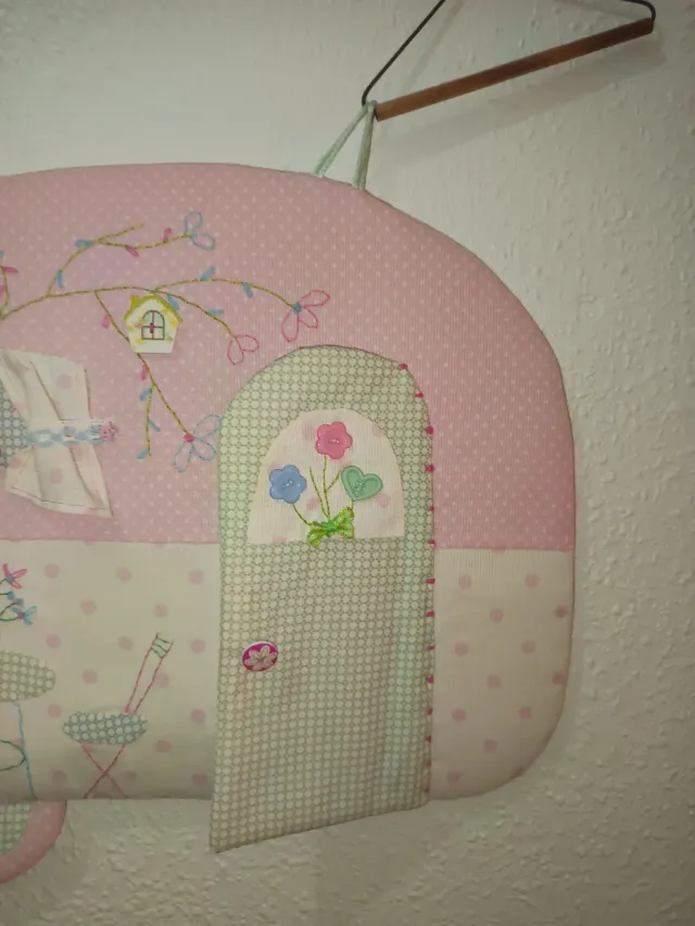 Decoración Patchwork Caravana Hecha a Mano.