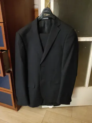 Traje Maxon azul marino americana y pantalón