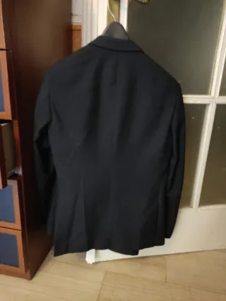 Traje Maxon azul marino americana y pantalón