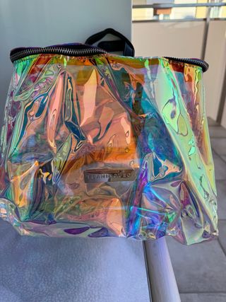 Mochila Flamingueo brillante multicolor