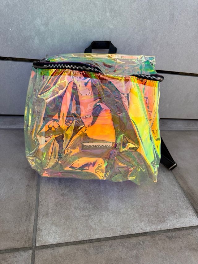 Mochila Flamingueo brillante multicolor