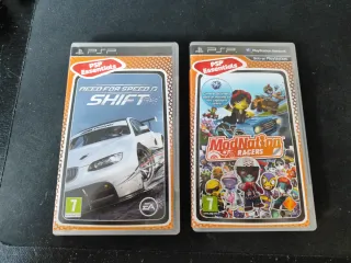 Need for Speed Shift + ModNation Racers per PSP