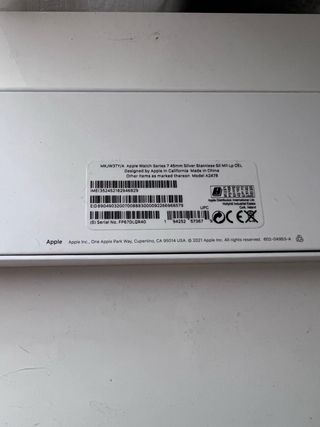 Caja Apple Watch Serie 7