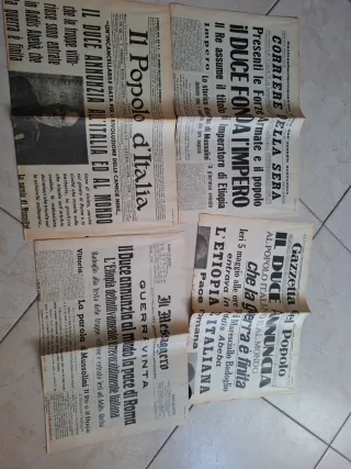 4 prime pagine Corriere della Sera Guerra mondiale