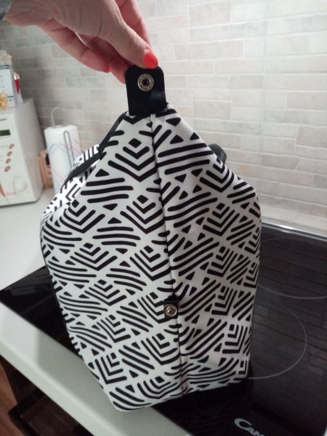 Borsone GHD nero e bianco