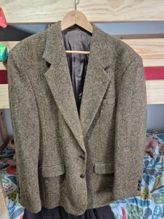 Americana Harris Tweed Marrón Hombre talla 50
