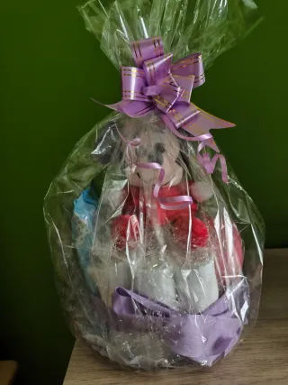 Tarta de pañales Minnie Mouse