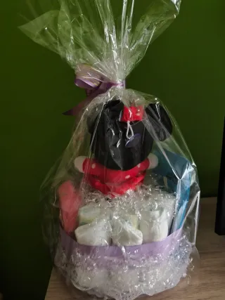 Tarta de pañales Minnie Mouse