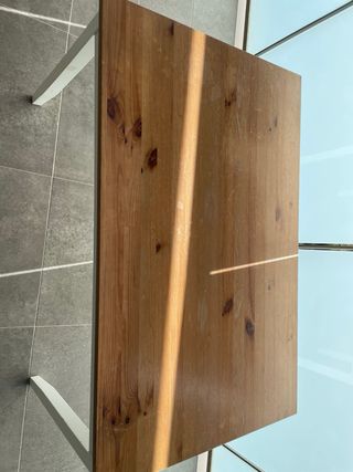 Mesa comedor madera Ikea 118x74