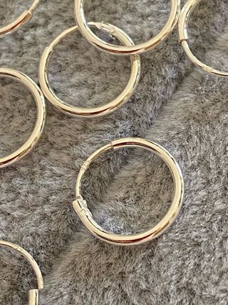 Aros 10mm Plata de Ley 925 